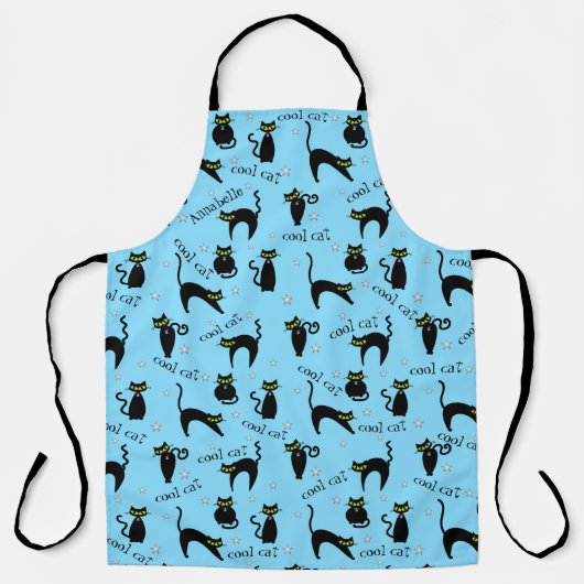 Mod Black Cats Custom Name and Phrase Schort (Voorkant)