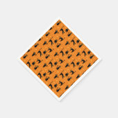 Mod Black Cats Halloween Servet (Hoek)
