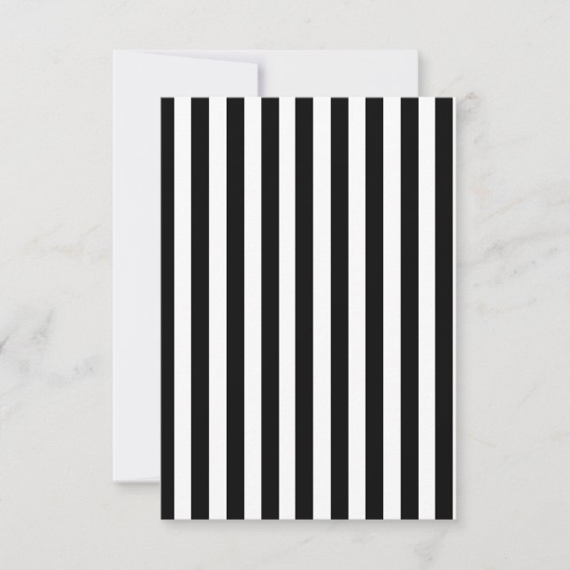 Mod Black en White Stripes Pattern (Voorkant)