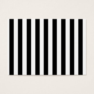 Mod Black en White Stripes Pattern Visitekaartje