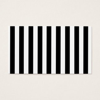 Mod Black en White Stripes Pattern Visitekaartje