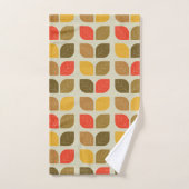 Mod Bladeren Herfst Geometrisch Patroon Bad Handdoek (Handdoek)