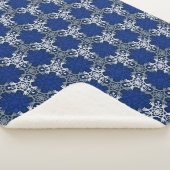 Mod Blizzard Giant Snowflake Sherpa Blanket Deken (3/4)