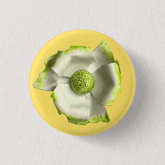 MOD Bloemen Lente Bruiloft Cadeau Decor Ronde Button 3,2 Cm (Voorkant)