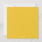 Mod bloemige geboorteaankondiging aankondiging (Achterkant)