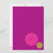 MOD-BLOOMS - bruiloft, verjaardag of elke andere g Kaart (Achterkant)