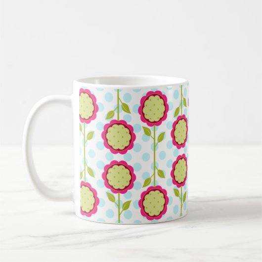 Mod Blooms Cofee Mok (Links)
