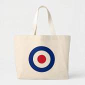 MOD Blue Red en White Canvas tas | Casual MOD-cade (Voorkant)