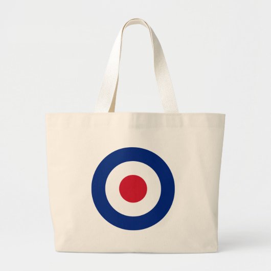 MOD Blue Red en White Canvas tas | Casual MOD-cade (Voorkant)