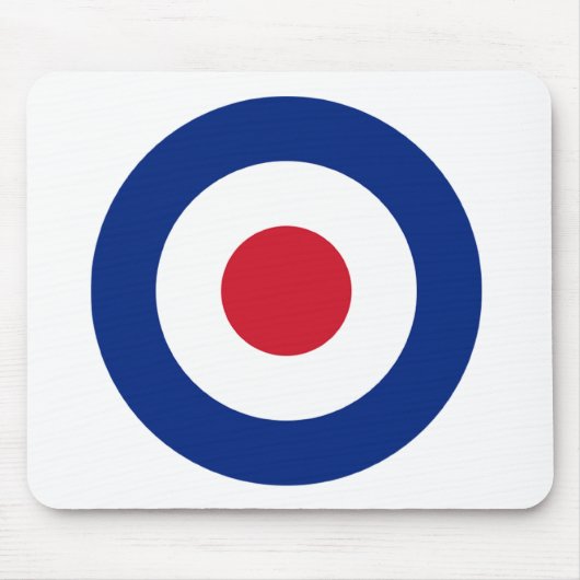 MOD Blue Red en White Muismat | MOD-cadeautjes (Voorkant)