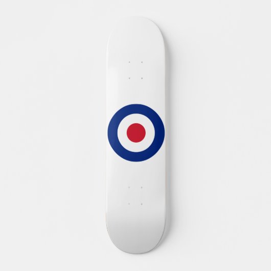 MOD Blue Red en White Skateboard | MOD-cadeautjes (Voorkant)