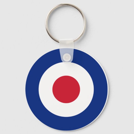 MOD Blue Red en White Sleutelhanger | MOD-cadeautj (Voorkant)