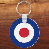MOD Blue Red en White Sleutelhanger | MOD-cadeautj (Voorkant)