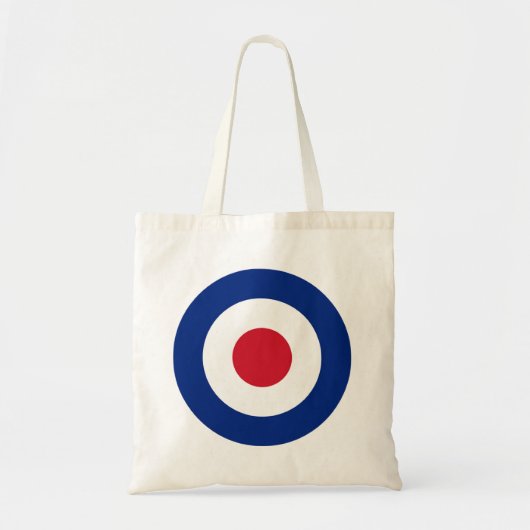 MOD Blue Red en White Square Canvas tas | MOD-cade (Voorkant)