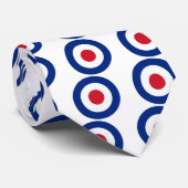 MOD Blue Red en White Stropdas | Casual MOD-cadeau (Opgerold)