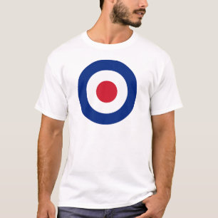 MOD Blue Red en White t shirt