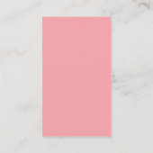 Mod Blush Roze fiets Contactkaartje (Achterkant)