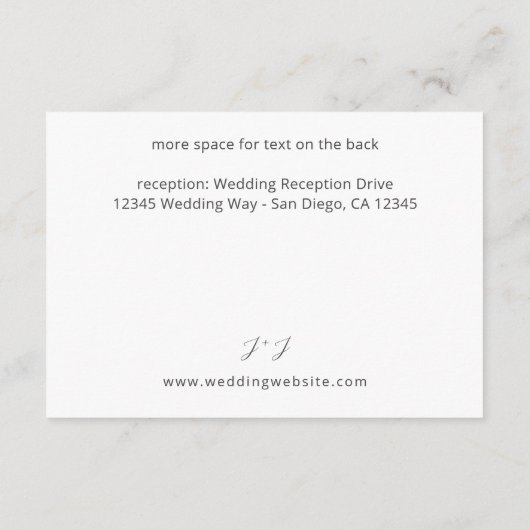 MOD Boho Pampas Grass Beach Bloemen Details LG Informatiekaartje (Achterkant)