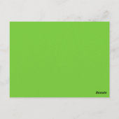 Mod Briefkaart hartslag Aantal, Groen (Achterkant)