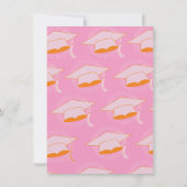 Mod Bright Bold Graduation Party Pet Kaart (Achterkant)