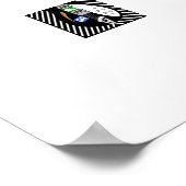 Mod Brit Pop Art elektrisch gitaarcollectie Poster (Hoek)