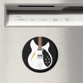 Mod Brit Pop Art Ricky guitar fridge Magneet (Insitu (Vaatwasser))