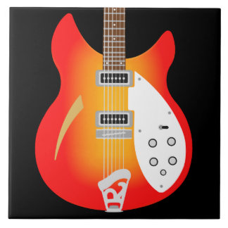 Mod Brit Pop Art Ricky Guitar Tegeltje
