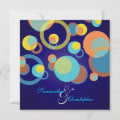 Mod-bubbels/hedendaagse uitnodigingen/DIY-kleur Kaart (Voorkant)