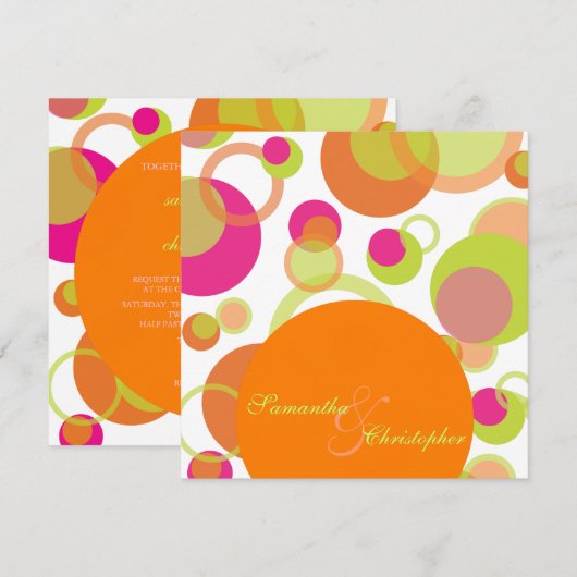 Mod-bubbels/hedendaagse uitvindingen kaart (Voorkant / Achterkant)