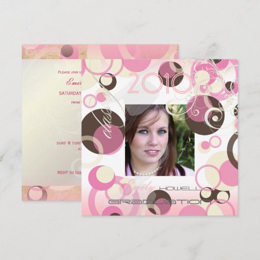 Mod-bubbels/zwammen/Damascus/Afstuderen Kaart (Voorkant / Achterkant)