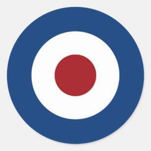 Mod Bullseye Boogschieten Doel Ronde Sticker