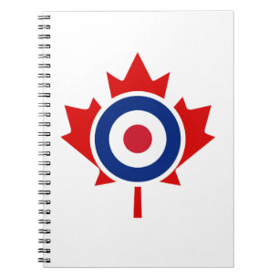 Mod Canada Curling Hockey Doel Rondel Notitieboek