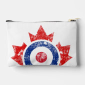Mod Canada Curling Hockey Target Grunge Ice Etui (Achterkant)