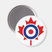 Mod Canada Curling Hockey Target Magneet (Voorkant / Achterkant)