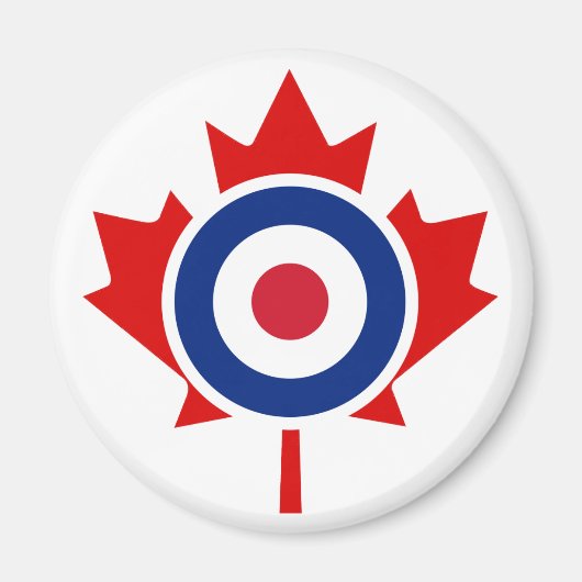 Mod Canada Curling Hockey Target Magneet (Voorkant)