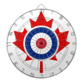 Mod Canada Curling Hockey Target Roundel Dartbord (Voorkant)