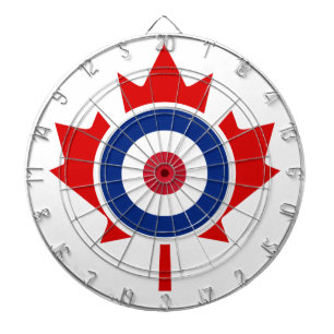 Mod Canada Curling Hockey Target Roundel Dartbord