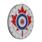 Mod Canada Curling Hockey Target Roundel Dartbord (Voorkant Links)
