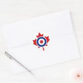 Mod Canada Curling Hockey Target Roundel Ronde Sticker (Envelop)