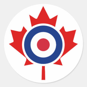 Mod Canada Curling Hockey Target Roundel Ronde Sticker