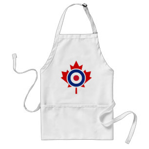 Mod Canada Curling Hockey Target Roundel Standaard Schort