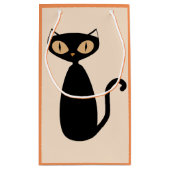 Mod Cat Gift Bag Klein Cadeauzakje (Achterkant)