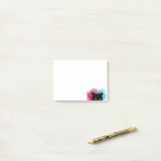 Mod Cat Post-it® Notes (Op bureau)