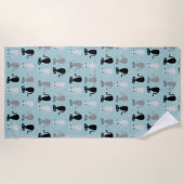 Mod Cat Strandlaken (Voorkant)