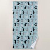 Mod Cat Strandlaken (Voorkant)