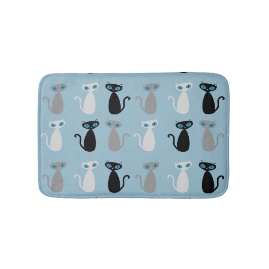 Mod Cats Bath Mat (Voorkant)