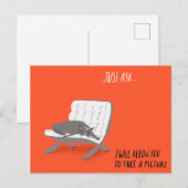 Mod Cats - Vraag het gewoon Briefkaart (Voorkant / Achterkant)