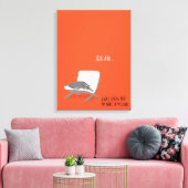 Mod Cats - Vraag het gewoon Canvas Afdruk (Insitu (Woonkamer))