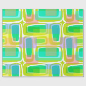 Mod Century Pastel Cadeaupapier (Vlak)