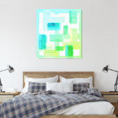 Mod Chalk Nod Canvas Afdruk (Insitu (Slaapkamer))